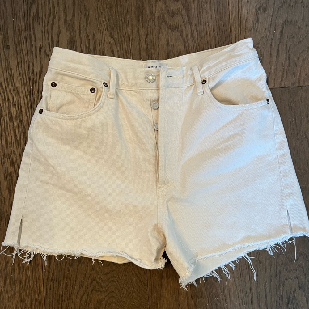 AGOLDE Dee Denim Shorts in Paper Size 29